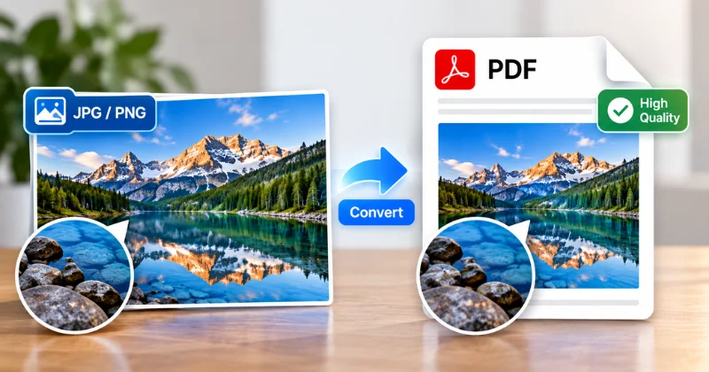 Convert Image to PDF Without Losing Quality