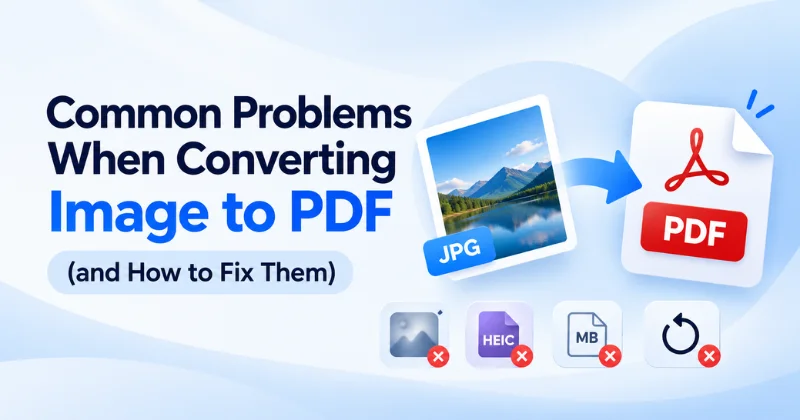 Image to PDF Conversion Problems: 8 Common Fixes