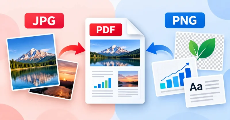 JPG to PDF vs PNG to PDF