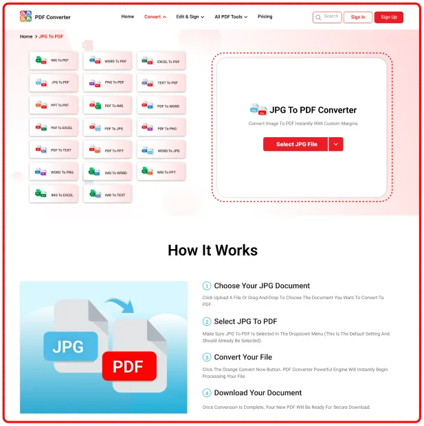 PDF Converter Experience