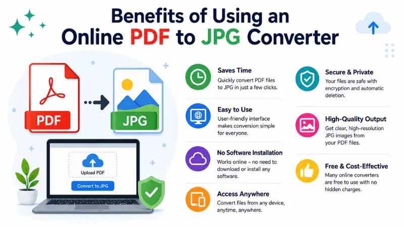 Benefits of Using an Online PDF to JPG Converter