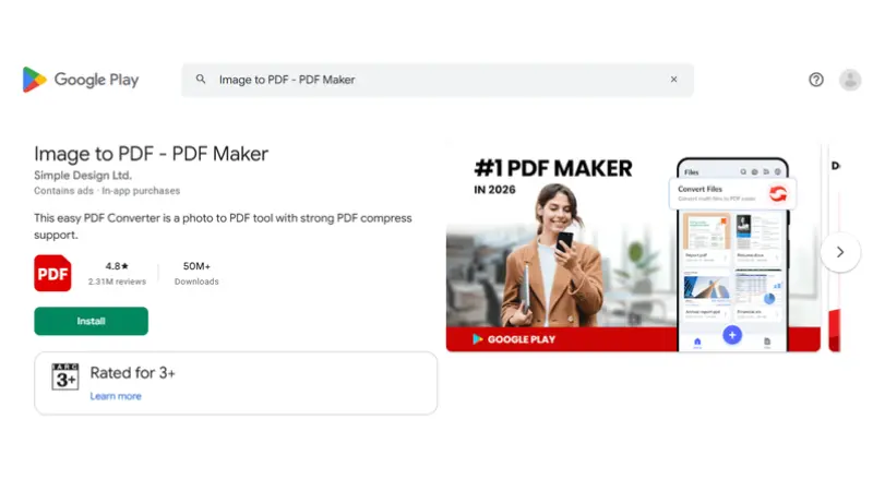 Image to PDF - PDF Maker