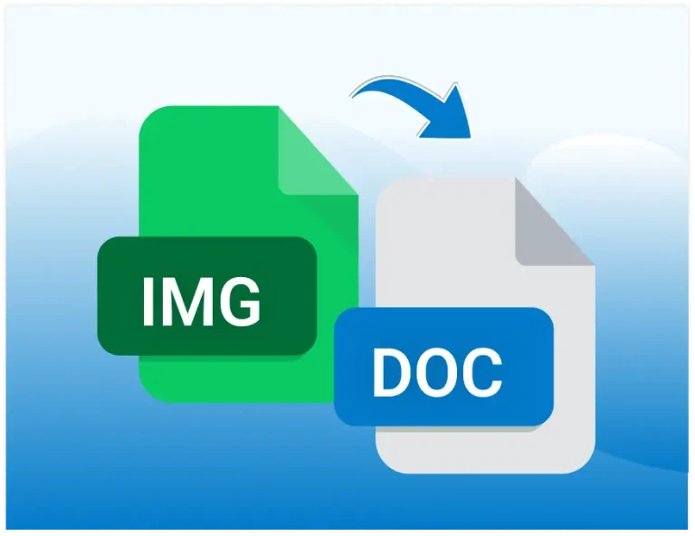 Image to Word conversion illustration