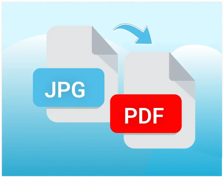 JPG to PDF conversion illustration