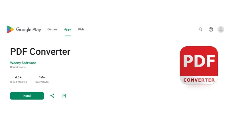 PDF Converter app