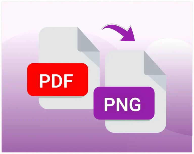 PDF to PNG conversion illustration