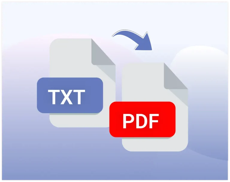 Convert text files to PDF documents online