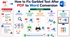 How to Fix Garbled Text After PDF to Word Conversion Quickly