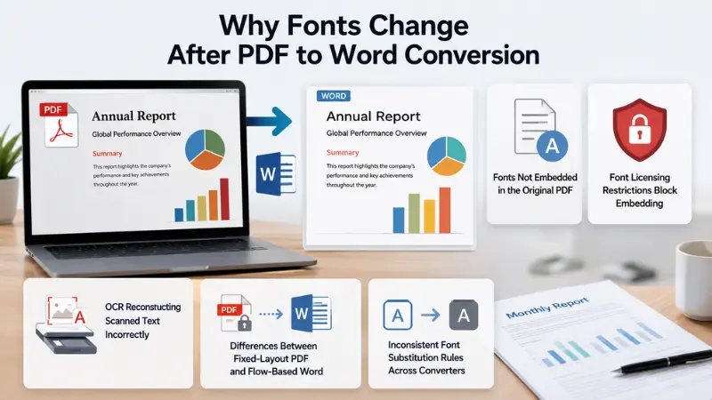 Why Fonts Change After PDF to Word Conversion