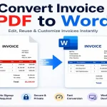 Easy to Convert Invoice PDF to Word Online Free