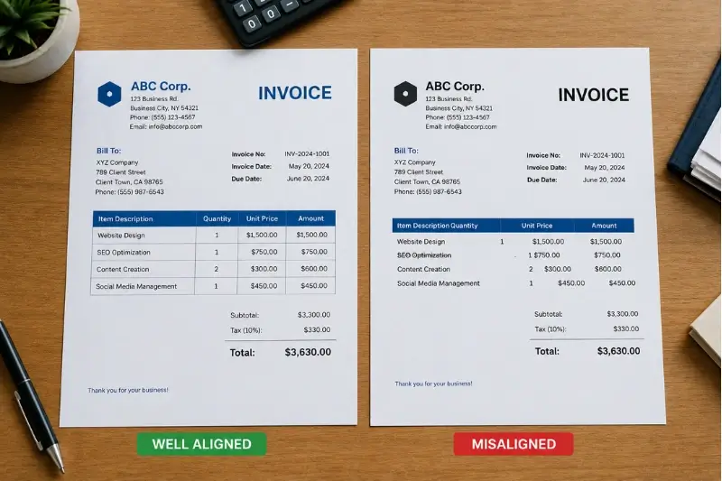 Common Problems When Converting Invoice PDFs
