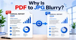 Why is PDF to JPG blurry? Causes & Easy Fixes (2026)