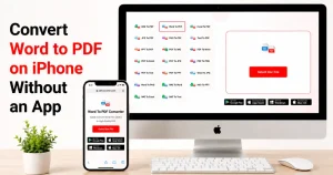 How to Convert Word to PDF on iPhone Without an App