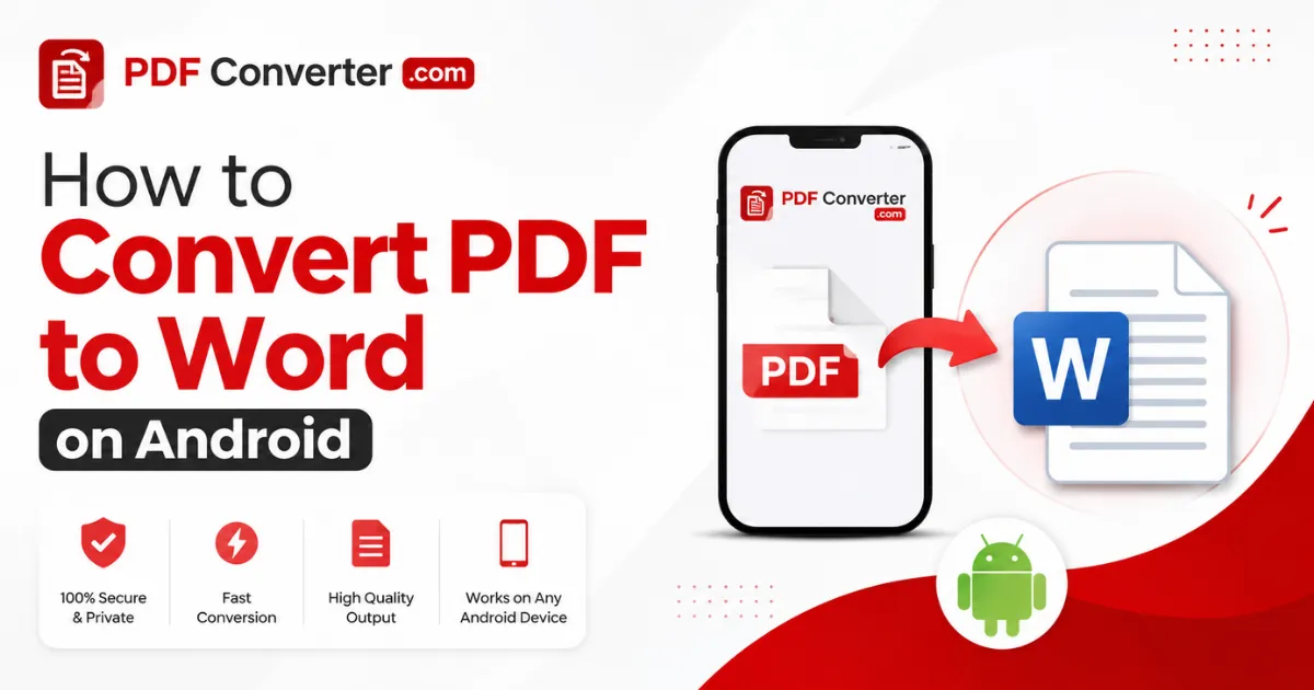 how to convert pdf to word on android