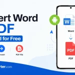 How to Convert Word to PDF on Android for Free