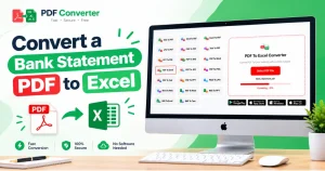 How to Convert a Bank Statement PDF to Excel Without Software