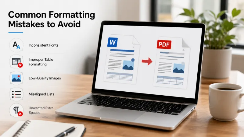 common formatting mistakes