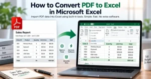 How to Convert PDF to Excel in Microsoft Excel (2026)