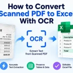 How to Convert Scanned PDF to Excel With OCR