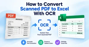 How to Convert Scanned PDF to Excel With OCR
