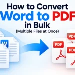 How to Convert Word to PDF in Bulk (Multiple Files at Once)