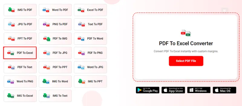 select pdf file