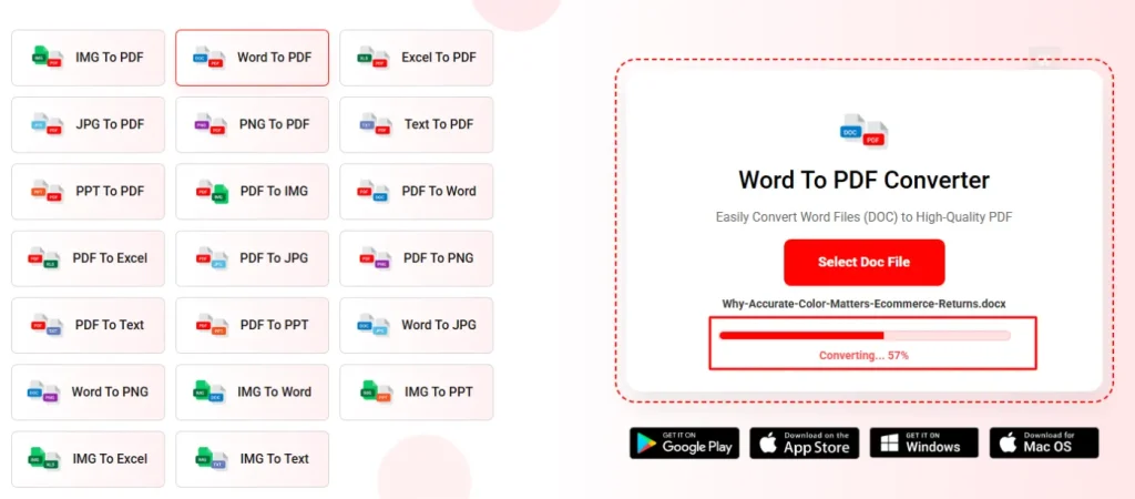 select word file